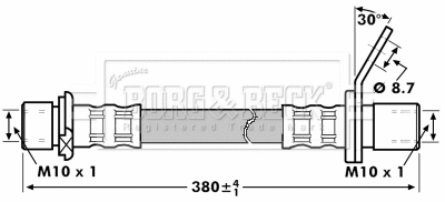 Brake Hose (BBH7218)
