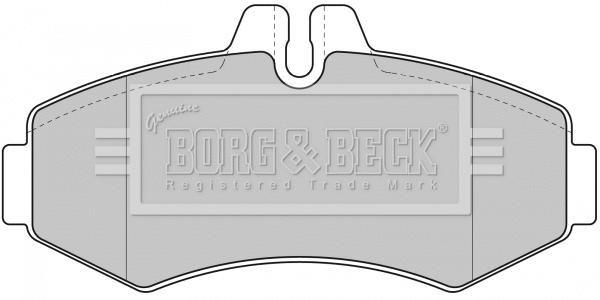 Brake Pad Set, disc brake (BBP1664)