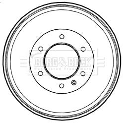 Brake Drum (BBR7229)