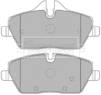 Brake Pad Set, disc brake (BBP2446)