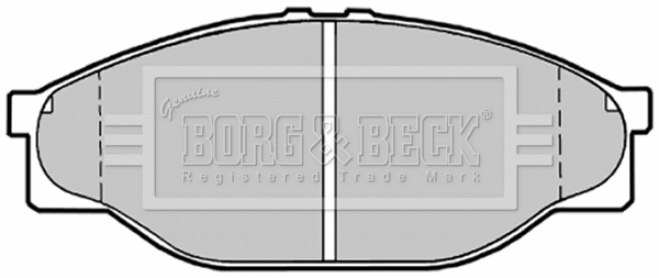 Brake Pad Set, disc brake (BBP1548)