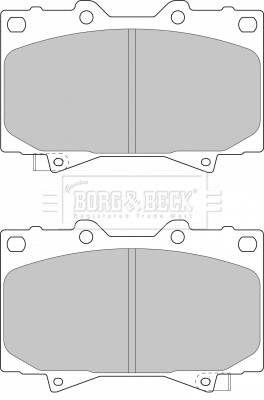 Brake Pad Set, disc brake (BBP1682)