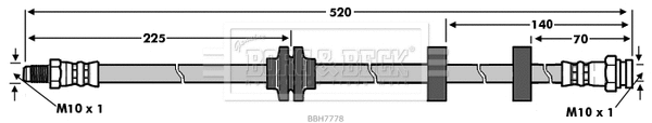 Brake Hose (BBH7778)