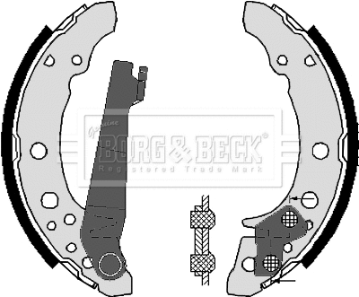 Brake Shoe Set (BBS6248)