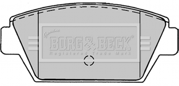 Brake Pad Set, disc brake (BBP1243)