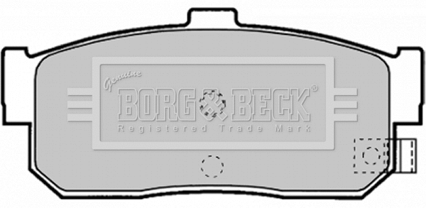 Brake Pad Set, disc brake (BBP1895)