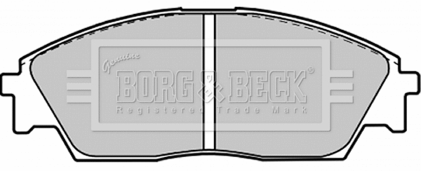 Brake Pad Set, disc brake (BBP1212)