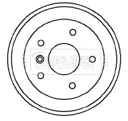 Brake Drum (BBR7022)