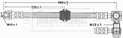 Brake Hose (BBH6725)