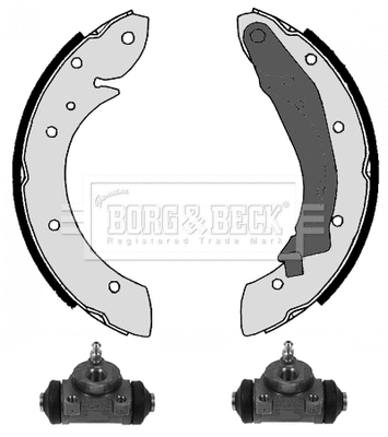 Brake Shoe Set (BBS1046K)