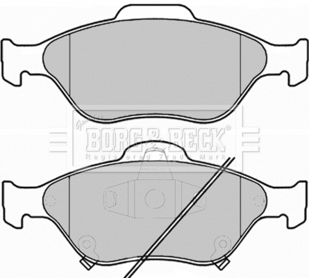 Brake Pad Set, disc brake (BBP1999)