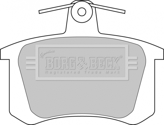 Brake Pad Set, disc brake (BBP1628)