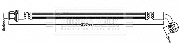 Brake Hose (BBH8605)