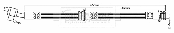 Brake Hose (BBH7140)