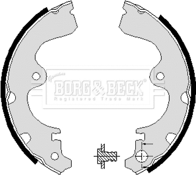 Brake Shoe Set (BBS6088)