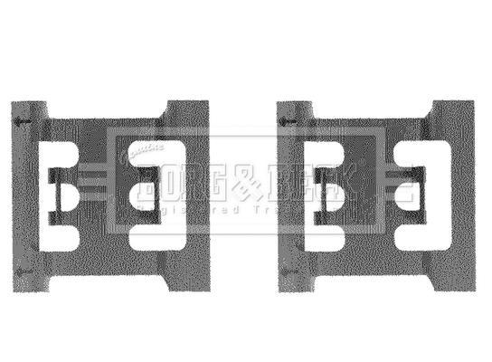 Accessory Kit, disc brake pad (BBK1199)