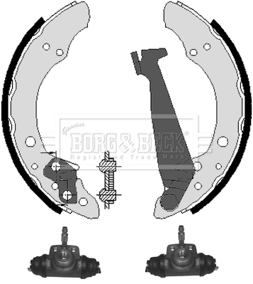 Brake Shoe Set (BBS1031K)