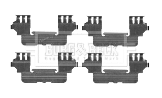 Accessory Kit, disc brake pad (BBK1572)
