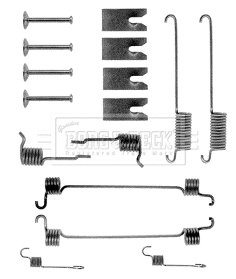 Accessory Kit, parking brake shoes (BBK6029)