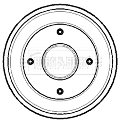 Brake Drum (BBR7099)