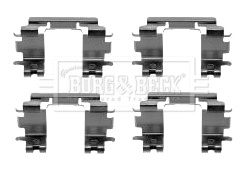 Accessory Kit, disc brake pad (BBK1382)