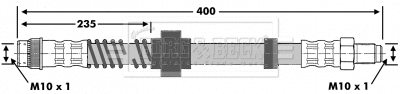 Brake Hose (BBH6938)