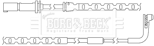 Warning Contact, brake pad wear (BWL3035)