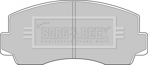Brake Pad Set, disc brake (BBP1283)