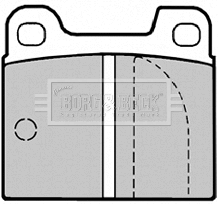 Brake Pad Set, disc brake (BBP1003)