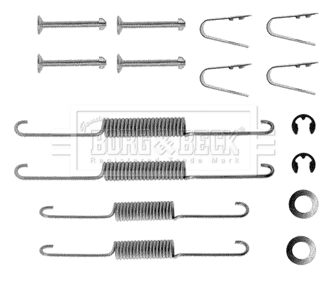 Accessory Kit, brake shoes (BBK6051)