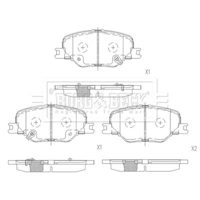 Brake Pad Set, disc brake