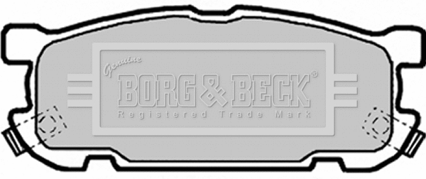 Brake Pad Set, disc brake (BBP1818)