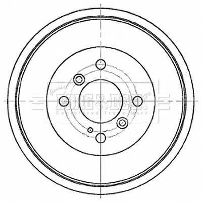 Brake Drum (BBR7267)