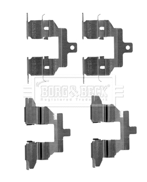 Accessory Kit, disc brake pad (BBK1542)