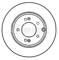 Brake Disc (BBD5906S)