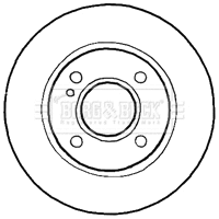 Brake Disc (BBD4638)