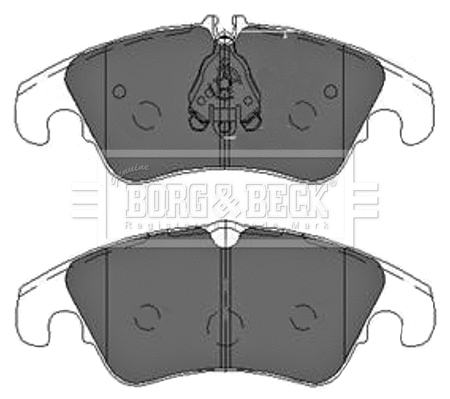 Brake Pad Set, disc brake (BBP2429)