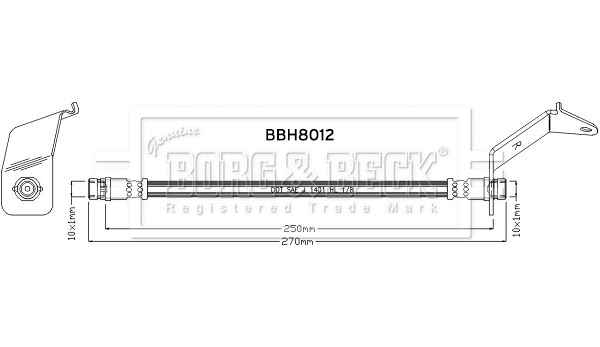 Brake Hose (BBH8012)