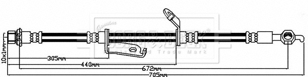 Brake Hose (BBH8108)