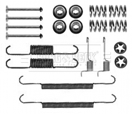 Accessory Kit, parking brake shoes