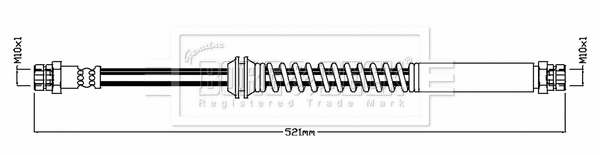 Brake Hose (BBH8750)