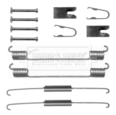 Accessory Kit, brake shoes (BBK6253)