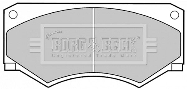 Brake Pad Set, disc brake (BBP1056)