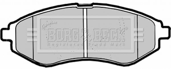 Brake Pad Set, disc brake (BBP1879)