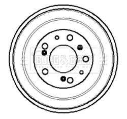 Brake Drum (BBR7011)