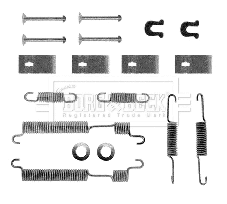 Accessory Kit, brake shoes (BBK6040)