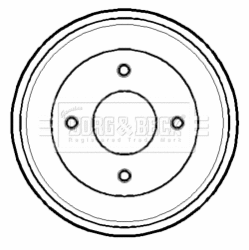 Brake Drum (BBR7129)