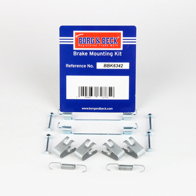 Accessory Kit, brake shoes (BBK6342)