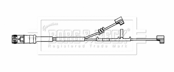 Warning Contact, brake pad wear (BWL33099)