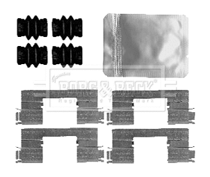Accessory Kit, disc brake pad (BBK1577)